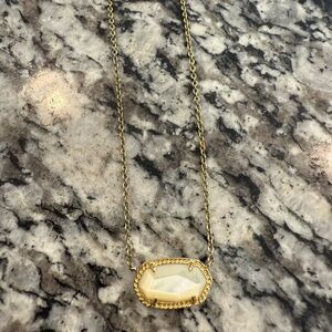 Kendra Scott Elisa 20” Gold Necklace-used No Box